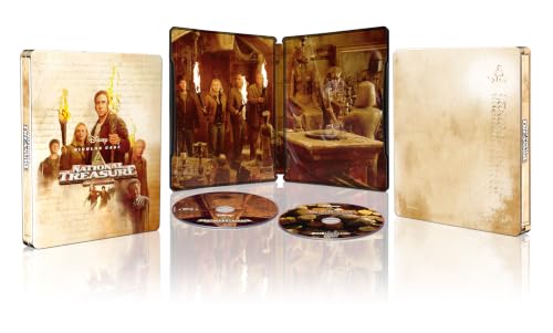 La Busqueda 1 (Steelbook) (National Treasure) (2004) (Jon Turteltaub) (4K UHD + Blu-ray)
