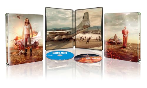 Con Air (Convictos en el aire) (Steelbook) (1997) (Simon West) (4K UHD + Blu-ray)